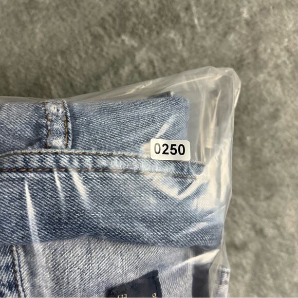 American Eagle Vintage Y2K Jean Jacket Large Distressed Denim Classic Grunge - Picture 15 of 15